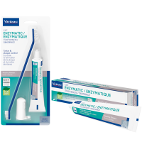 Virbac - CET Zahnpasta und Zahnpflegeset für Hunde und Katzen